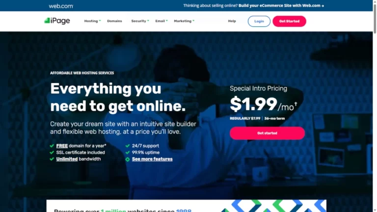 iPage Unlimited Hosting at Just $1.99/mo